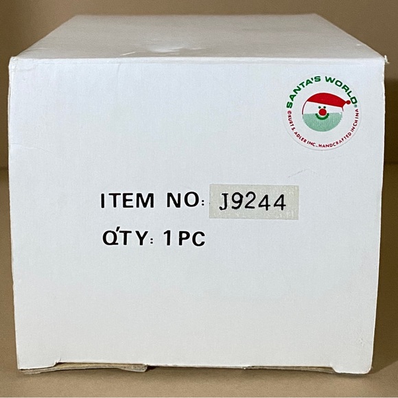 Kurt Adler, Santa’s World, Glass Gold Leaf Swinging Turtle Doves Ornament, J9244 - Picture 8 of 9